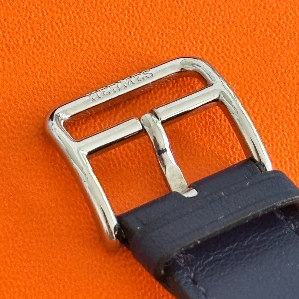 Hermes Navy Blue Single Tour Leather Apple Watch - Picture 7 of 16